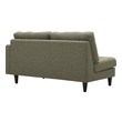 modern designer sofa Modway Furniture Sofa Sectionals Oatmeal