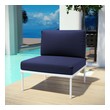 aluminum dining chairs Modway Furniture Sofa Sectionals Outdoor Chairs and Stools White Navy