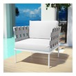 swivel arm chairs living room Modway Furniture Sofa Sectionals Chairs White White