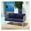 best sectional couch with pull out bed Modway Furniture Sofa Sectionals White Navy