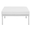 red ottoman bench Modway Furniture Sofa Sectionals White White