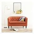 l sofa sectional Modway Furniture Sofas and Armchairs Orange