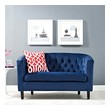 brown and black sofa Modway Furniture Sofas and Armchairs Navy