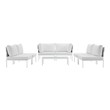 modway shore sectional Modway Furniture Sofa Sectionals White White