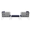 white and gray outdoor furniture Modway Furniture Sofa Sectionals White Navy