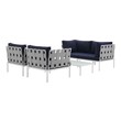 outdoor patio items Modway Furniture Sofa Sectionals White Navy