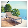 outdoor patio swivel chair Modway Furniture Daybeds and Lounges Silver Mocha