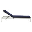 lounge sofas Modway Furniture Daybeds and Lounges Silver Navy