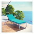 harmony patio furniture Modway Furniture Daybeds and Lounges Silver Turquoise