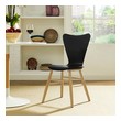 small kitchen tables with 2 chairs Modway Furniture Dining Chairs Black