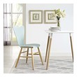 velvet dining chairs set of 2 Modway Furniture Dining Chairs Light Blue