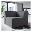 gray leather sofa and loveseat Modway Furniture Sofas and Armchairs Gray