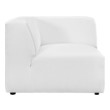 leather sleeper sectional with chaise Modway Furniture Sofas and Armchairs White