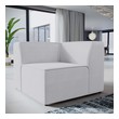 leather sleeper sectional with chaise Modway Furniture Sofas and Armchairs White