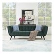 small couch with chaise storage Modway Furniture Sofas and Armchairs Green