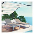 outdoor sectional couch set Modway Furniture Daybeds and Lounges Silver Beige