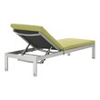 mesh patio set Modway Furniture Daybeds and Lounges Silver Peridot