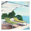 complete outdoor patio sets Modway Furniture Daybeds and Lounges Silver Peridot