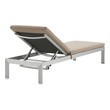 black and white outdoor furniture set Modway Furniture Daybeds and Lounges Silver Mocha