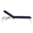 outdoor sofa patio set Modway Furniture Daybeds and Lounges Silver Navy