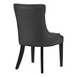 small bench and table set Modway Furniture Dining Chairs Black