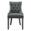 kitchen chair wheels Modway Furniture Dining Chairs Gray