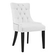 wood and upholstered dining chairs Modway Furniture Dining Chairs White