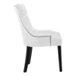 dining chairs grey velvet Modway Furniture Dining Chairs White