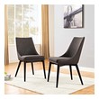 white and grey dining set Modway Furniture Dining Chairs Brown