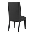 black dining chairs and table Modway Furniture Dining Chairs Black