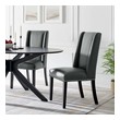 small rustic kitchen table and chairs Modway Furniture Dining Chairs Gray