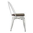 small upholstered dining chair Modway Furniture Dining Chairs White