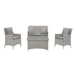 gray outdoor furniture sets Modway Furniture Sofa Sectionals Light Gray Gray