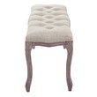 gray tufted ottoman with storage Modway Furniture Benches and Stools Beige