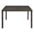white top dining table Modway Furniture Bar and Dining Dining Room Tables Brown
