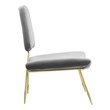 navy blue and gold accent chair Modway Furniture Lounge Chairs and Chaises Chairs Gray