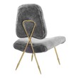 lounge chair brown Modway Furniture Lounge Chairs and Chaises Gray