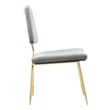 white padded dining chairs Modway Furniture Sofas and Armchairs Gray