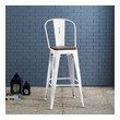 outdoor counter stools swivel Modway Furniture Bar and Counter Stools White