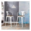 used stools for sale Modway Furniture Bar and Counter Stools White