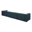 small sectional for bedroom Modway Furniture Sofas and Armchairs Blue