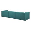 sleeper sectional sofa with storage Modway Furniture Sofas and Armchairs Teal