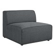 grey sectional with storage Modway Furniture Sofas and Armchairs Gray