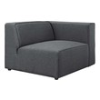 grey sectional with storage Modway Furniture Sofas and Armchairs Gray