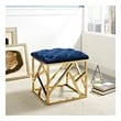 ikea accent stool Modway Furniture Sofas and Armchairs Gold Navy