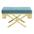 performance fabric chair Modway Furniture Benches and Stools Sea Blue