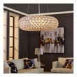 6 light crystal chandelier Modway Furniture Ceiling Lamps