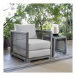 modern lounge chairs for living room Modway Furniture Bar and Dining Gray White