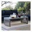 patio storage side table Modway Furniture Bar and Dining Gray