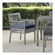 white gray dining set Modway Furniture Bar and Dining Gray Navy